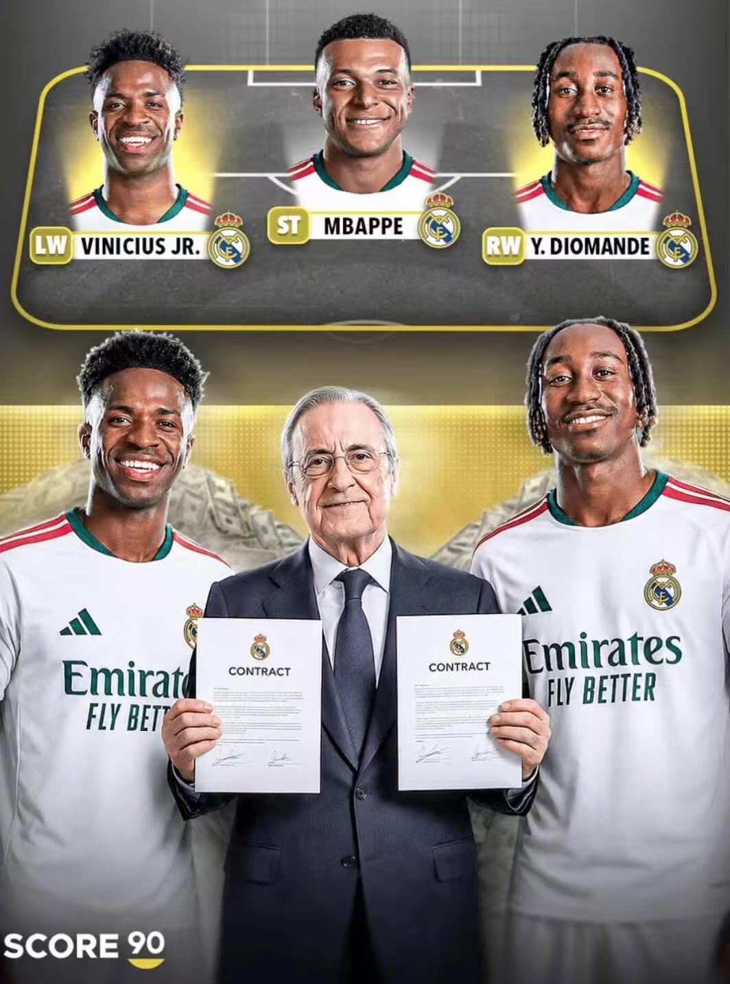 Il nuovo tridente offensivo del Real Madrid da 410 milioni di euro e la scommessa di Mourinho